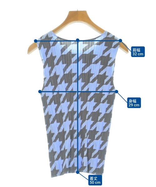 PLEATS PLEASE（プリーツプリーズ）ベスト グレー サイズ:4(XL位) レディース/2200669012392