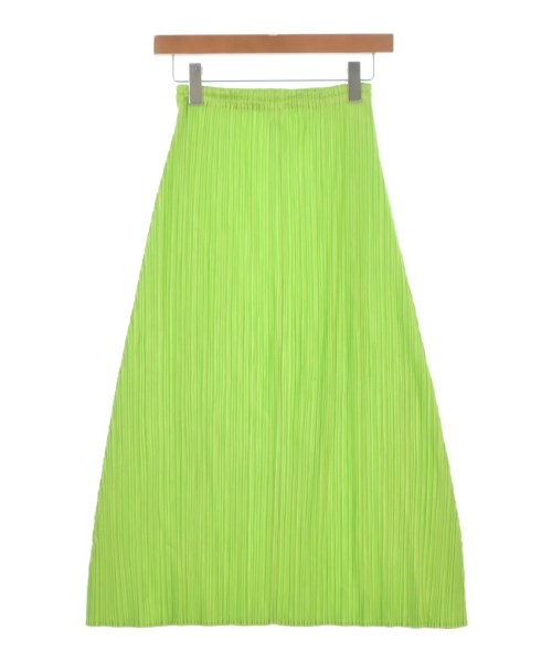 PLEATS PLEASE（プリーツプリーズ）ひざ丈スカート 緑 サイズ:1(S位) レディース/2200672732201