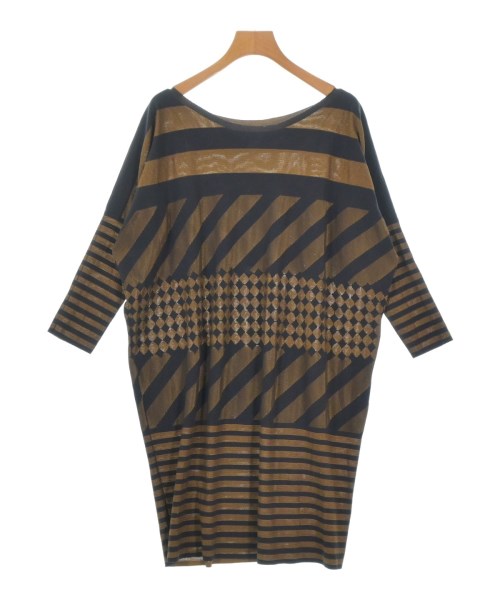 PLEATS PLEASE(プリーツプリーズ)ワンピース 茶 サイズ:3(L位)/2200674588042