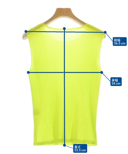 PLEATS PLEASE（プリーツプリーズ）カジュアルシャツ 黄 サイズ:3(L位) レディース/2200675114141