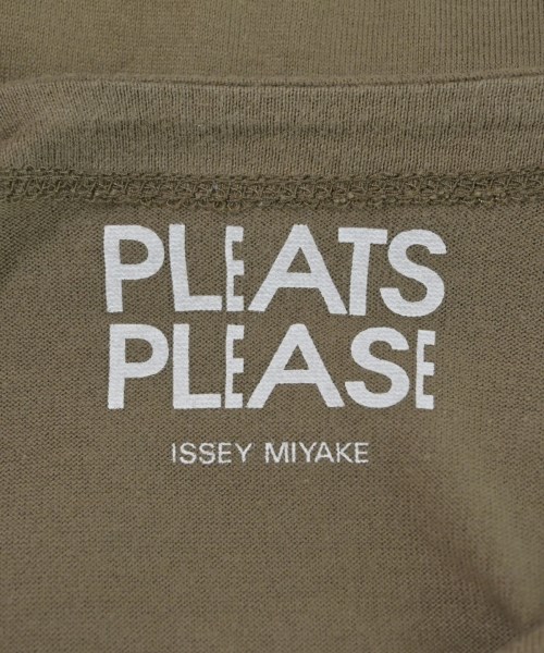 PLEATS PLEASE（プリーツプリーズ）Tシャツ・カットソー カーキ サイズ:3(L位) レディース/2200672010071
