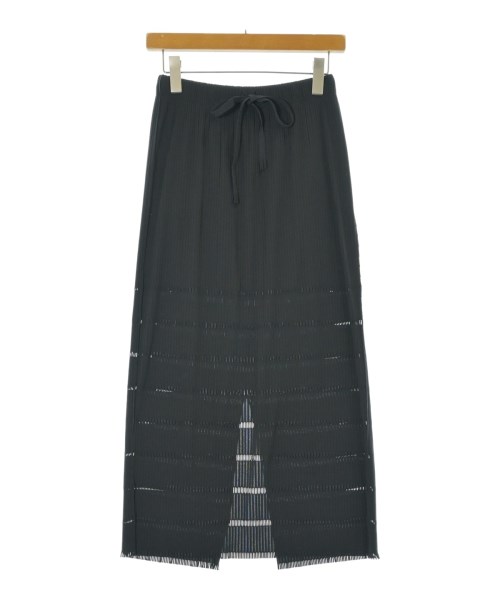 PLEATS PLEASE(プリーツプリーズ)ロング・マキシ丈スカート 黒 サイズ:5(XXL位)/2200672289255