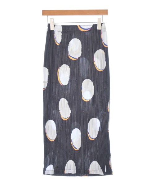 PLEATS PLEASE(プリーツプリーズ)ひざ丈スカート 紫 サイズ:3(L位)/2200677252087