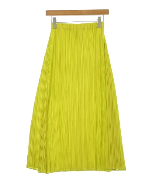 PLEATS PLEASE(プリーツプリーズ)ロング・マキシ丈スカート 黄 サイズ:3(L位)/2200678535059