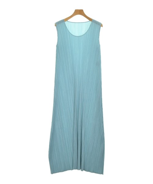 PLEATS PLEASE(プリーツプリーズ)ワンピース 青 サイズ:3(L位)/2200679058021