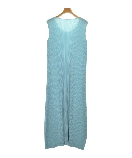 PLEATS PLEASE（プリーツプリーズ）ワンピース 青 サイズ:3(L位) レディース/2200679058021