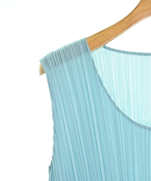 PLEATS PLEASE（プリーツプリーズ）ワンピース 青 サイズ:3(L位) レディース/2200679058021