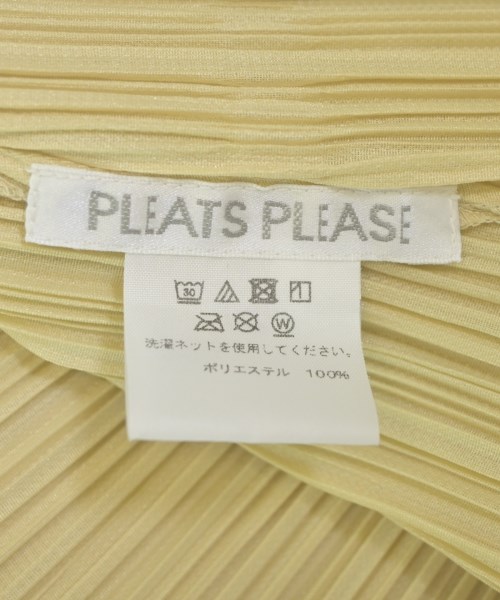 PLEATS PLEASE（プリーツプリーズ）カジュアルシャツ 黄 サイズ:2(M位) レディース/2200674814028