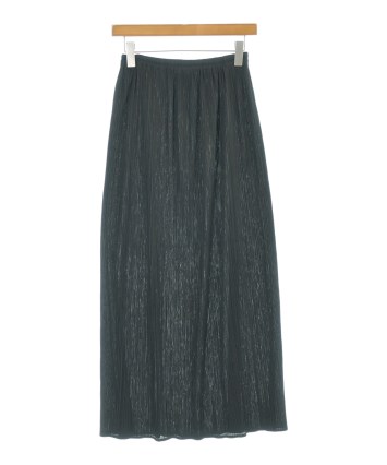 PLEATS PLEASE サイズ4 黒に近い濃緑　プリーツスカート PLEATS PLEASE（プリーツプリーズ）ロング・マキシ丈スカート 黒