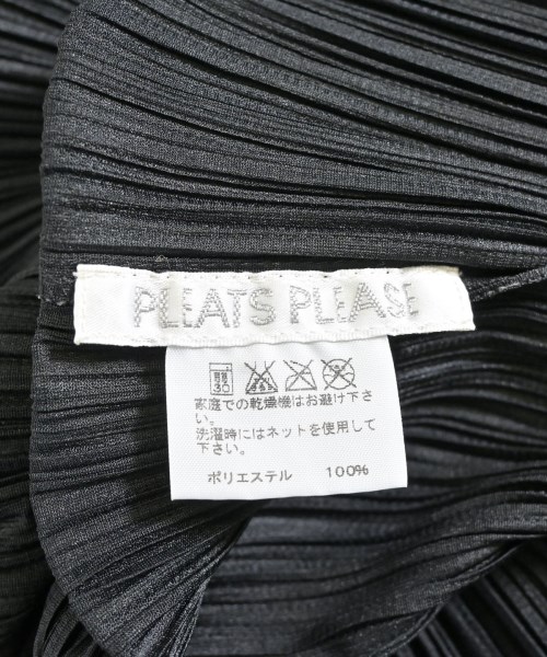 PLEATS PLEASE（プリーツプリーズ）カジュアルシャツ 黒 サイズ:3(L位) レディース/2200676426045