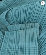 PLEATS PLEASE（プリーツプリーズ）カジュアルシャツ 青 サイズ:4(XL位) レディース/2200693705031