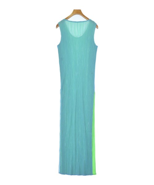PLEATS PLEASE（プリーツプリーズ）ワンピース 青 サイズ:5(XXL位) レディース/2200694706013