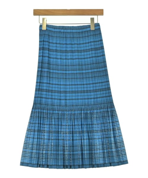 PLEATS PLEASE（プリーツプリーズ）ロング・マキシ丈スカート 青 サイズ:1(S位) レディース/2200695743079