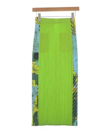 PLEATS PLEASE（プリーツプリーズ）ロング・マキシ丈スカート 緑