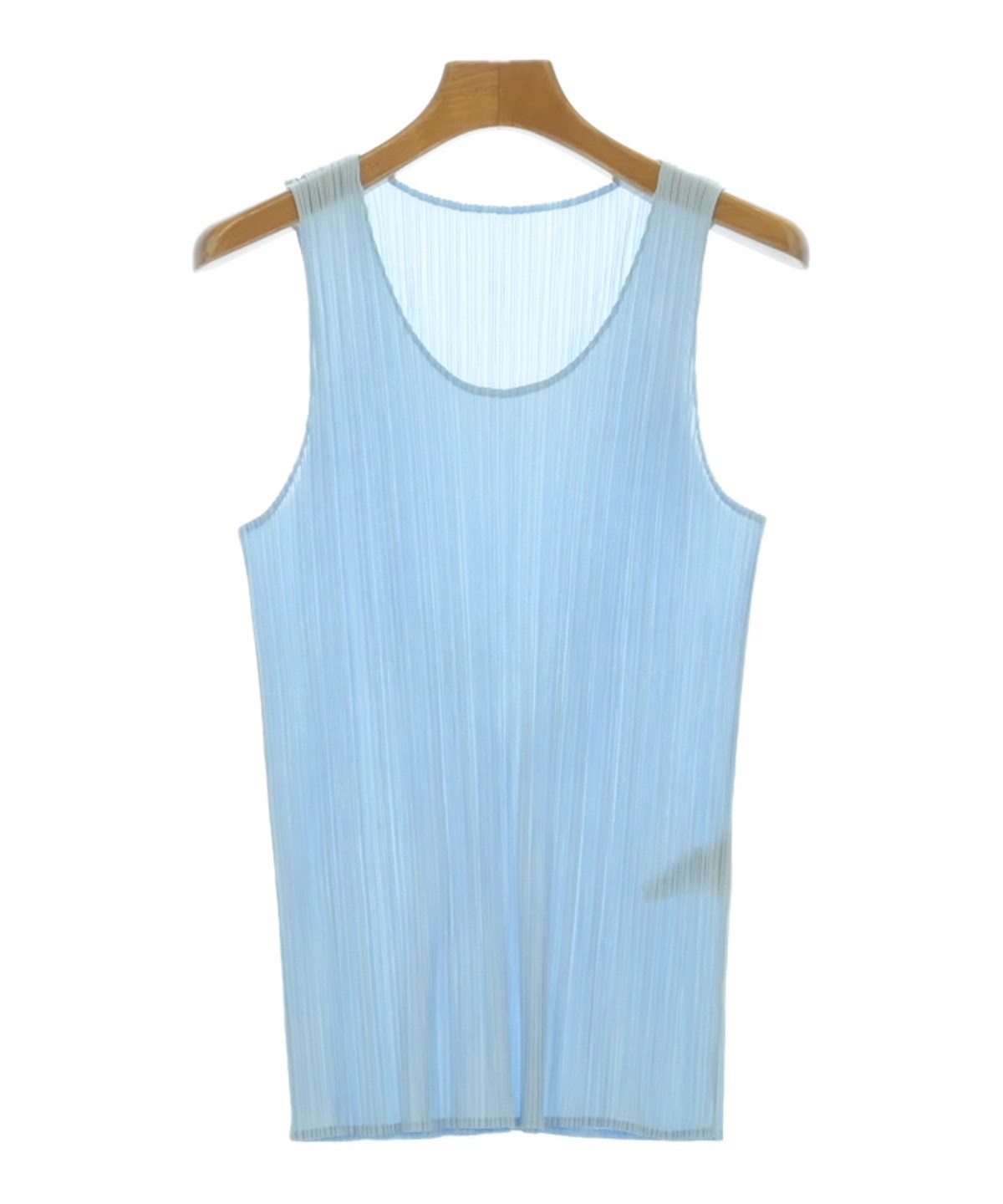 PLEATS PLEASE 水色 Tシャツ サイズ3 PLEATS PLEASE（プリーツプリーズ）ブラウス 青 サイズ:3(L位