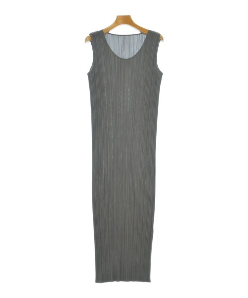 PLEATS PLEASE(プリーツプリーズ)ワンピース グレー サイズ:1(S位)/2200696290565