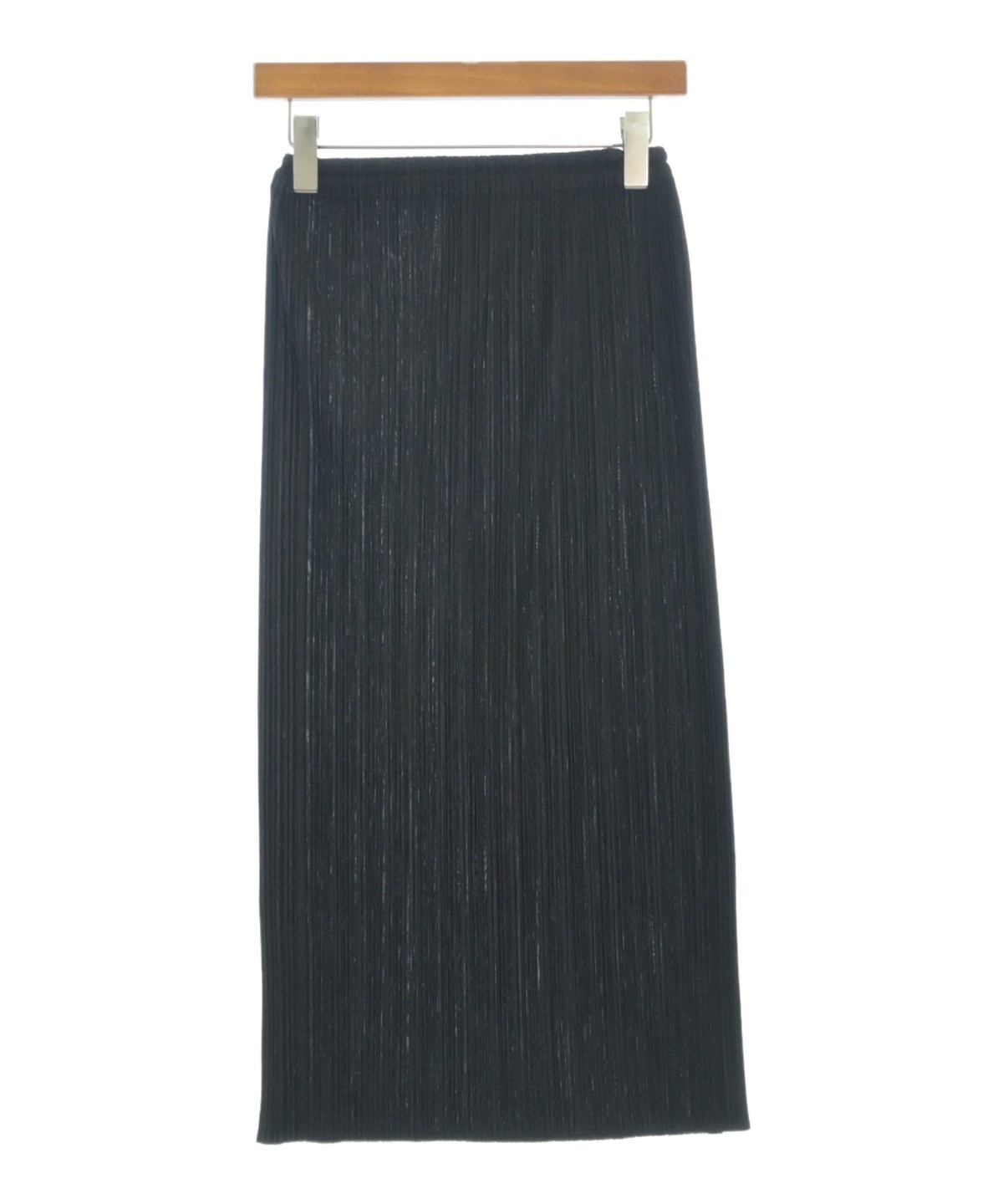 PLEATS PLEASE スカート　無地 PLEATS PLEASE（プリーツプリーズ）ロング・マキシ丈スカート 紺