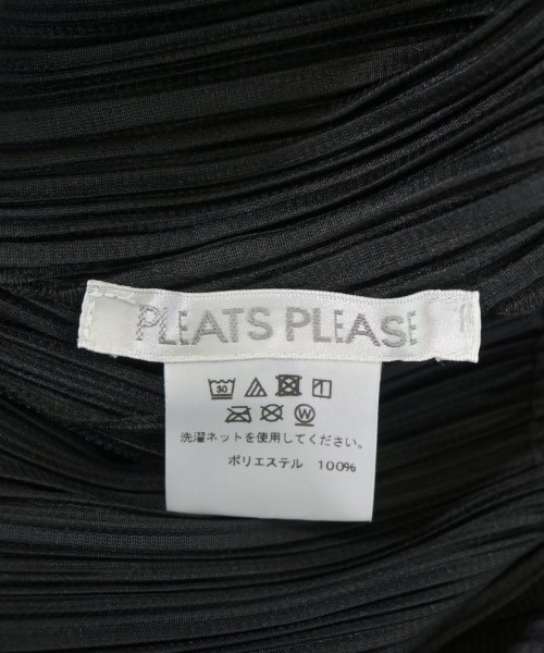 PLEATS PLEASE（プリーツプリーズ）Tシャツ・カットソー 黒 サイズ:3(L位) レディース/2200693859048