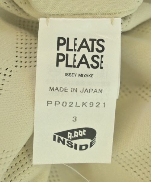 PLEATS PLEASE（プリーツプリーズ）Tシャツ・カットソー ベージュ サイズ:3(L位) レディース/2200699599108
