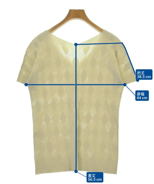 PLEATS PLEASE（プリーツプリーズ）Tシャツ・カットソー ベージュ サイズ:3(L位) レディース/2200699599108