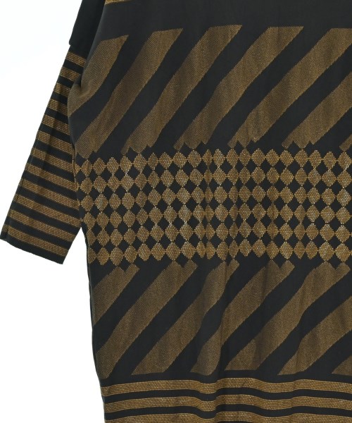 PLEATS PLEASE（プリーツプリーズ）ワンピース 茶 サイズ:3(L位) レディース/2200655022091