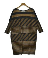 PLEATS PLEASE（プリーツプリーズ）ワンピース 茶 サイズ:3(L位) レディース/2200655022091