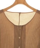 PLEATS PLEASE（プリーツプリーズ）カジュアルシャツ 茶 サイズ:3(L位) レディース/2200653090108