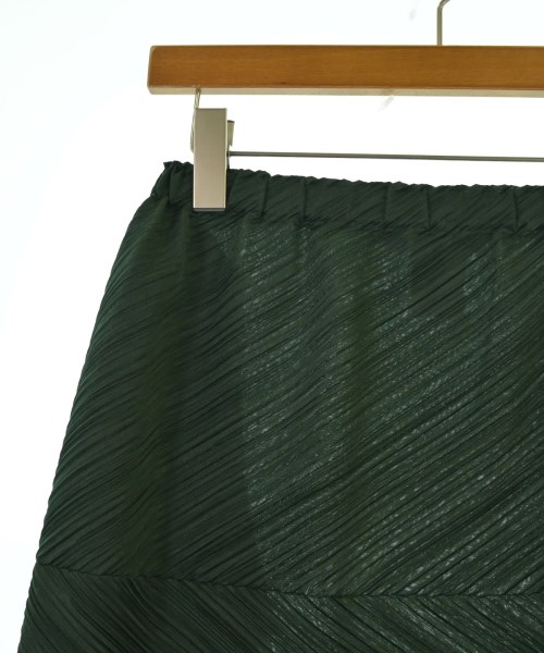PLEATS PLEASE（プリーツプリーズ）ロング・マキシ丈スカート 緑 サイズ:5(XXL位) レディース/2200655484158