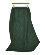 PLEATS PLEASE（プリーツプリーズ）ロング・マキシ丈スカート 緑 サイズ:5(XXL位) レディース/2200655484158