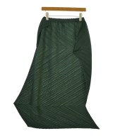 PLEATS PLEASE（プリーツプリーズ）ロング・マキシ丈スカート 緑 サイズ:5(XXL位) レディース/2200655484158