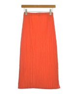 PLEATS PLEASE（プリーツプリーズ）ロング・マキシ丈スカート オレンジ サイズ:2(M位) レディース/2200651188036