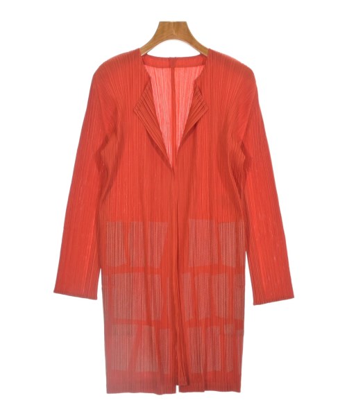 PLEATS PLEASE(プリーツプリーズ)ノーカラージャケット 赤 サイズ:3(L位)/2200656767083