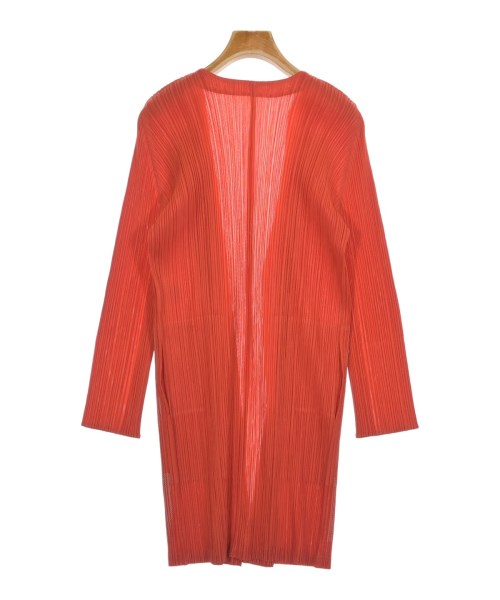 PLEATS PLEASE（プリーツプリーズ）ノーカラージャケット 赤 サイズ:3(L位) レディース/2200656767083
