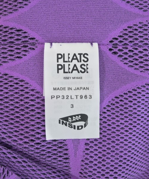 PLEATS PLEASE（プリーツプリーズ）ベスト 紫 サイズ:3(L位) レディース/2200656767113