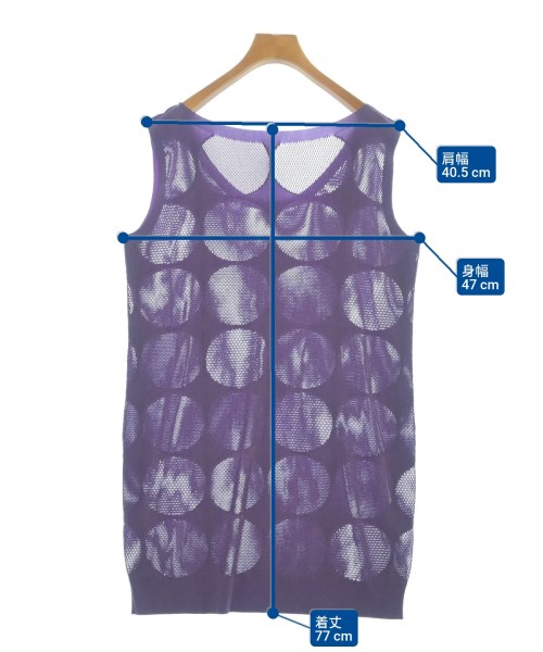 PLEATS PLEASE（プリーツプリーズ）ベスト 紫 サイズ:3(L位) レディース/2200656767113