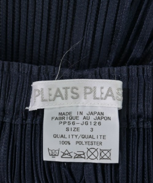 PLEATS PLEASE（プリーツプリーズ）ロング・マキシ丈スカート 紺 サイズ:3(L位) レディース/2200656873043