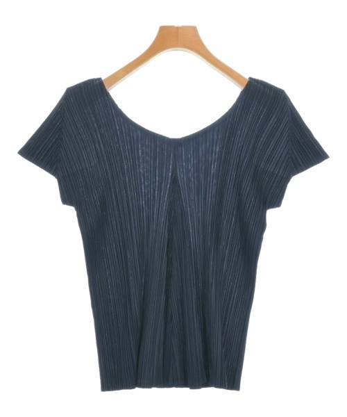 PLEATS PLEASE（プリーツプリーズ）カジュアルシャツ 紺 サイズ:5(XXL位) レディース/2200656873050