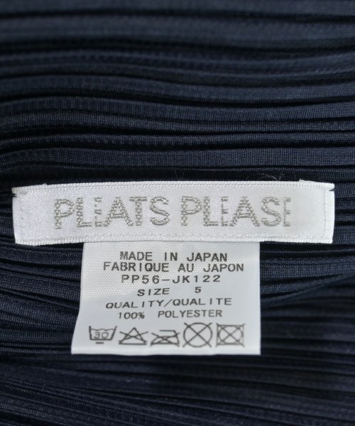PLEATS PLEASE（プリーツプリーズ）カジュアルシャツ 紺 サイズ:5(XXL位) レディース/2200656873050