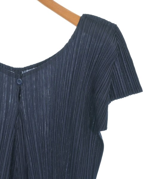 PLEATS PLEASE（プリーツプリーズ）カジュアルシャツ 紺 サイズ:5(XXL位) レディース/2200656873050