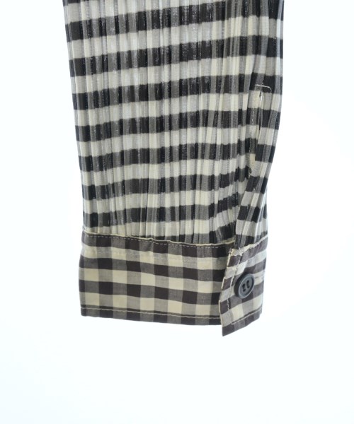 PLEATS PLEASE（プリーツプリーズ）カジュアルシャツ 茶 サイズ:4(XL位) レディース/2200658773105