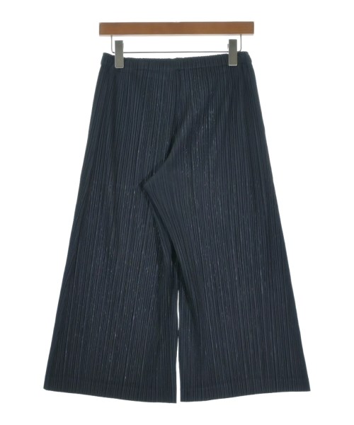 PLEATS PLEASE（プリーツプリーズ）クロップドパンツ 紺 サイズ:3(L位) レディース/2200658796029