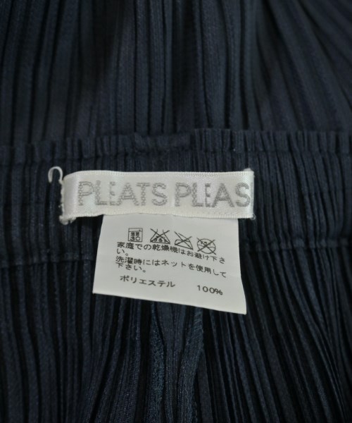 PLEATS PLEASE（プリーツプリーズ）クロップドパンツ 紺 サイズ:3(L位) レディース/2200658796029