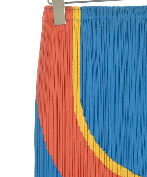 PLEATS PLEASE（プリーツプリーズ）ひざ丈スカート 青 サイズ:2(M位) レディース/2200659478078