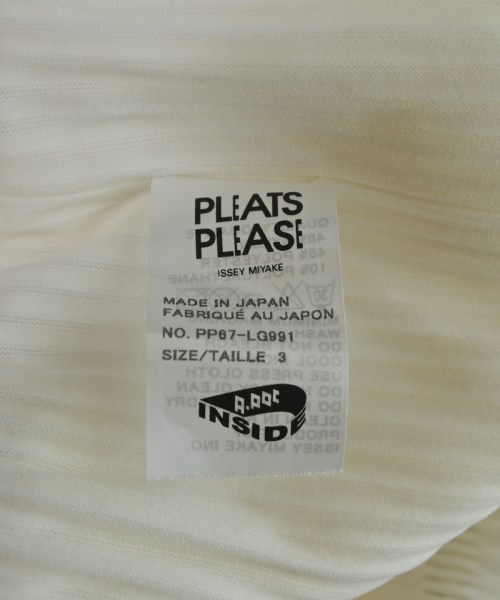 PLEATS PLEASE（プリーツプリーズ）ロング・マキシ丈スカート 白 サイズ:3(L位) レディース/2200659581037