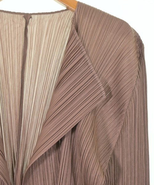PLEATS PLEASE（プリーツプリーズ）ブラウス 茶 サイズ:4(XL位) レディース/2200659703033