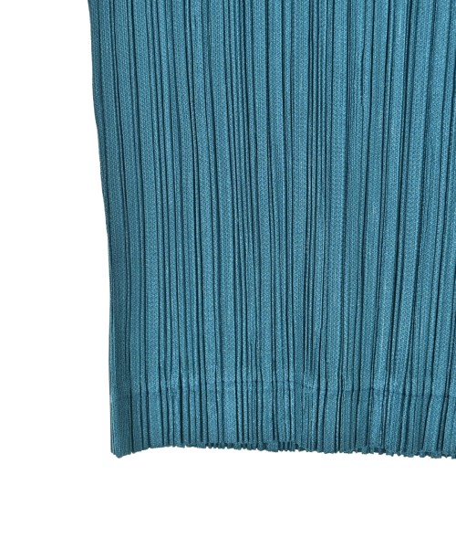 PLEATS PLEASE（プリーツプリーズ）ショートパンツ 青 サイズ:3(L位) レディース/2200653812199