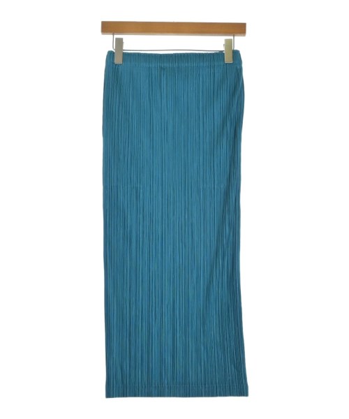 PLEATS PLEASE（プリーツプリーズ）ロング・マキシ丈スカート 青 サイズ:2(M位) レディース/2200653812588