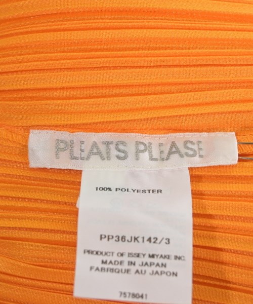 PLEATS PLEASE（プリーツプリーズ）カジュアルシャツ オレンジ サイズ:3(L位) レディース/2200653887357