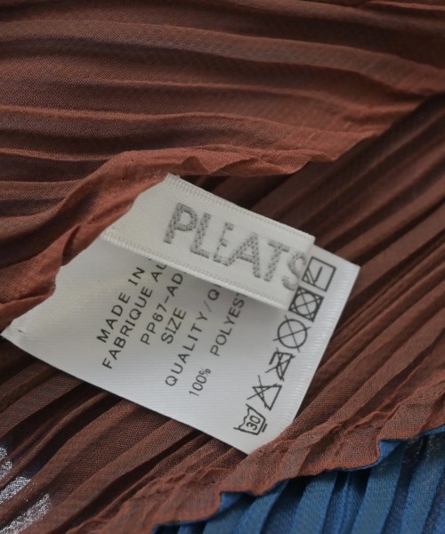 PLEATS PLEASE（プリーツプリーズ）ストール 茶 サイズ:- レディース/2200653887470
