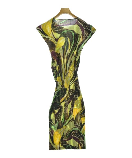 PLEATS PLEASE（プリーツプリーズ）ワンピース 黄 サイズ:2(M位) レディース/2200653887661